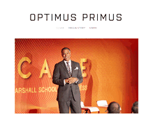 Tablet Screenshot of optimusprimus.com